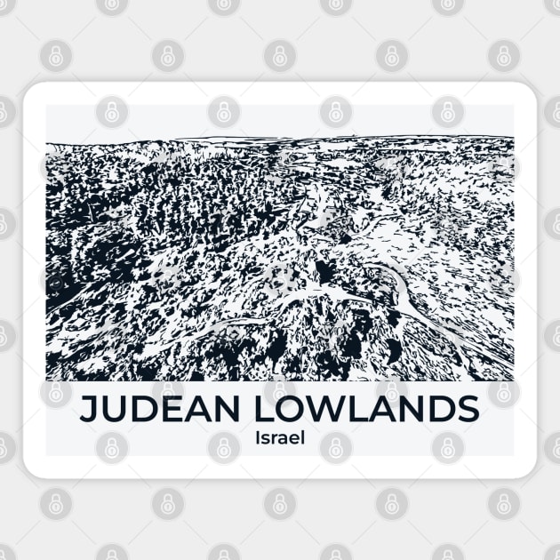 Judean Lowlands - Israel Magnet by Lakeric